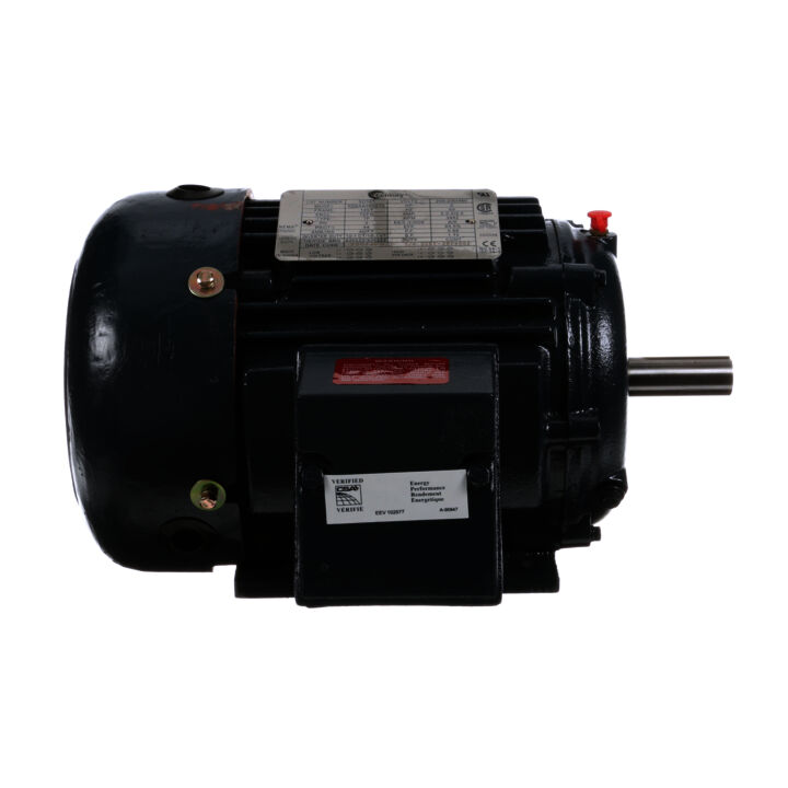 Severe Duty Motor, 2 HP, 3 Ph, 60 Hz, 208-230/460 V, 3600 RPM, 145T Frame, TEFC