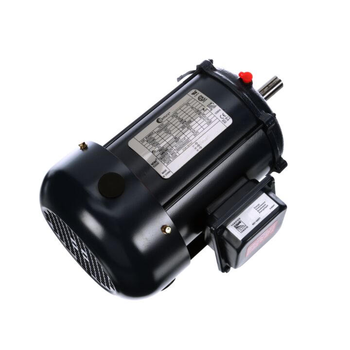 General Purpose Motor, 1 HP, 3 Ph, 60 Hz, 575 V, 1200 RPM, 145T Frame, TEFC