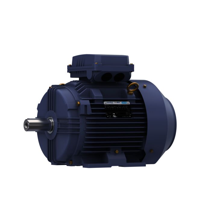 Cast Iron Motor, 10 HP, 3 Ph, 60 Hz, 575 V, 1800 RPM, 132M Frame, TEFC