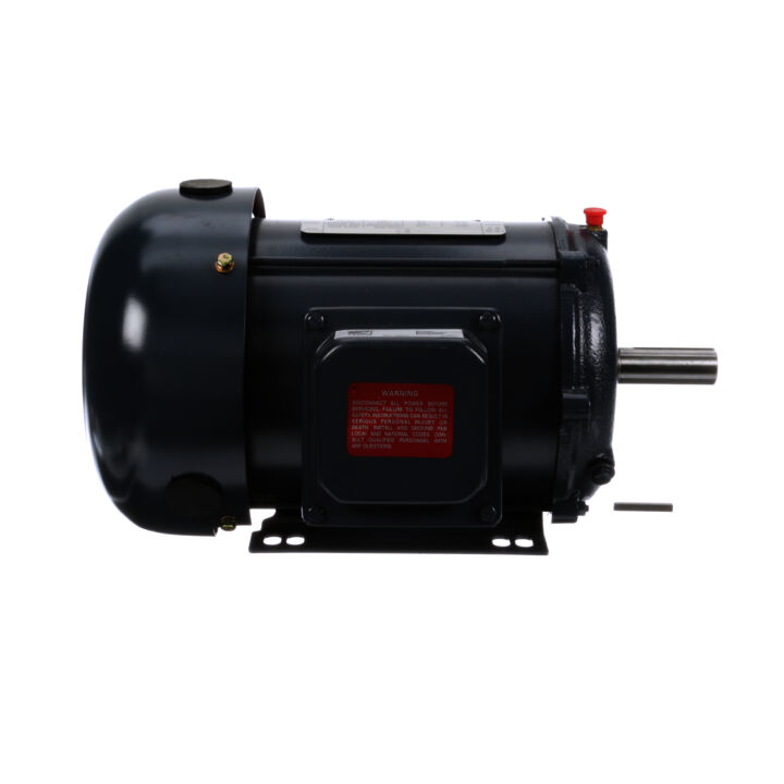 General Purpose Motor, 1 HP, 3 Ph, 60 Hz, 575 V, 1200 RPM, 145T Frame, TEFC