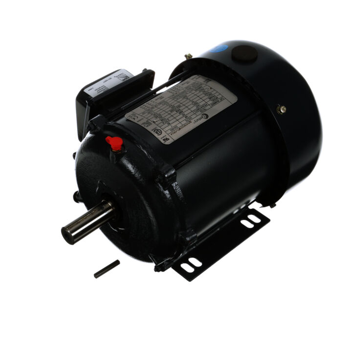 General Purpose Motor, 1 HP, 3 Ph, 60 Hz, 208-230/460 V, 1800 RPM, 143T Frame, TEFC