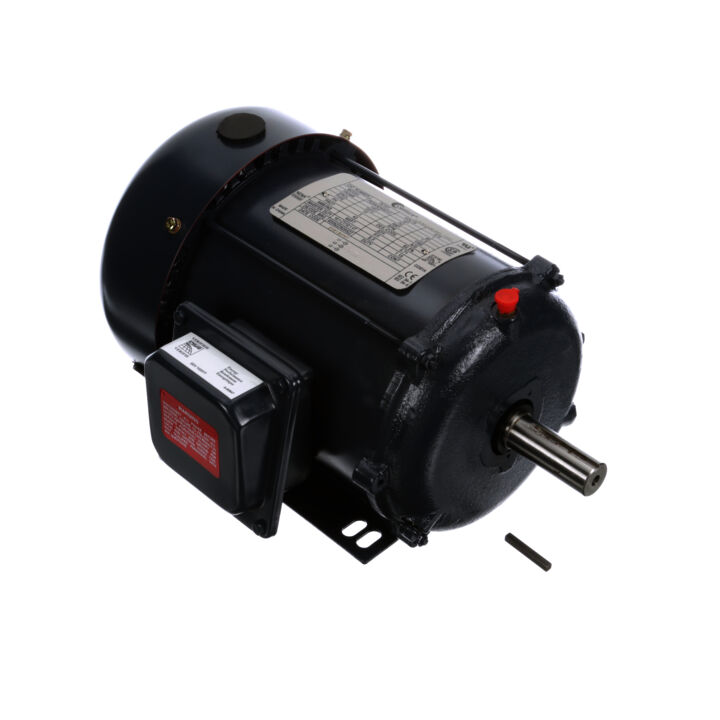 General Purpose Motor, 1 HP, 3 Ph, 60 Hz, 575 V, 1200 RPM, 145T Frame, TEFC