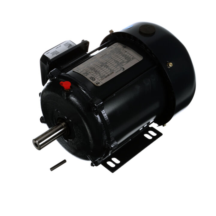 General Purpose Motor, 1.5 HP, 3 Ph, 60 Hz, 208-230/460 V, 3600 RPM, 143T Frame, TEFC
