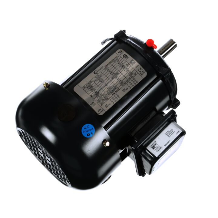 General Purpose Motor, 1.5 HP, 3 Ph, 60 Hz, 208-230/460 V, 3600 RPM, 143T Frame, TEFC