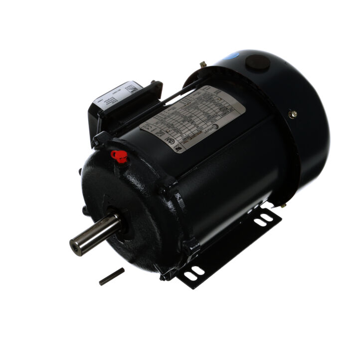 General Purpose Motor, 1.5 HP, 3 Ph, 60 Hz, 208-230/460 V, 1800 RPM, 145T Frame, TEFC