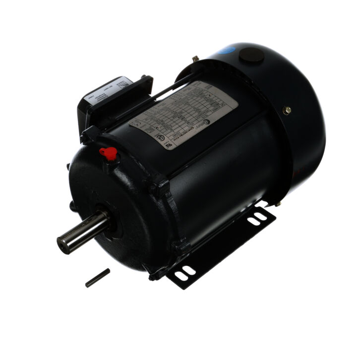 General Purpose Motor, 2 HP, 3 Ph, 60 Hz, 208-230/460 V, 1800 RPM, 145T Frame, TEFC