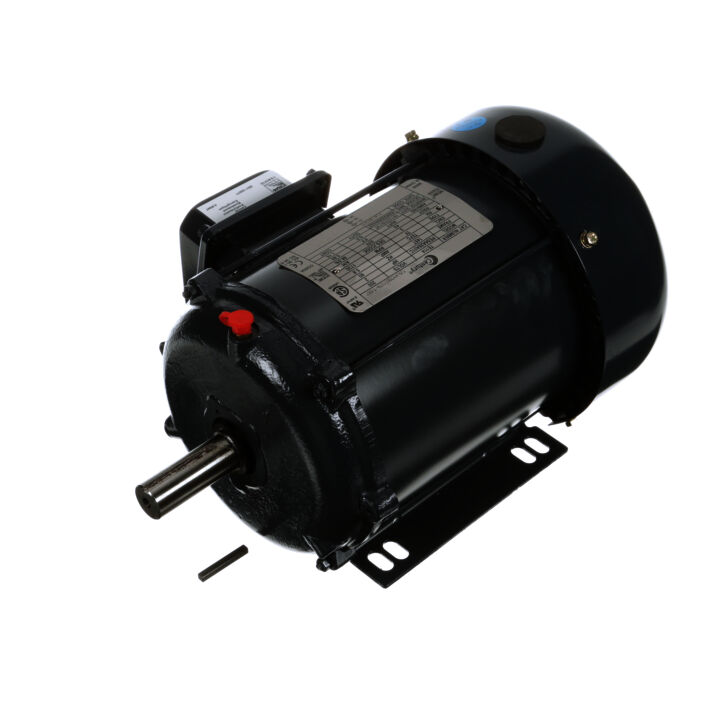 General Purpose Motor, 2 HP, 3 Ph, 60 Hz, 200 V, 1800 RPM, 145T Frame, TEFC