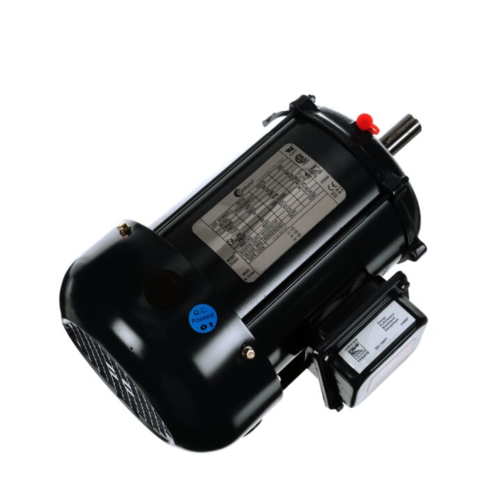 General Purpose Motor, 2 HP, 3 Ph, 60 Hz, 200 V, 1800 RPM, 145T Frame, TEFC