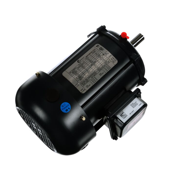 General Purpose Motor, 2 HP, 3 Ph, 60 Hz, 208-230/460 V, 1800 RPM, 145T Frame, TEFC
