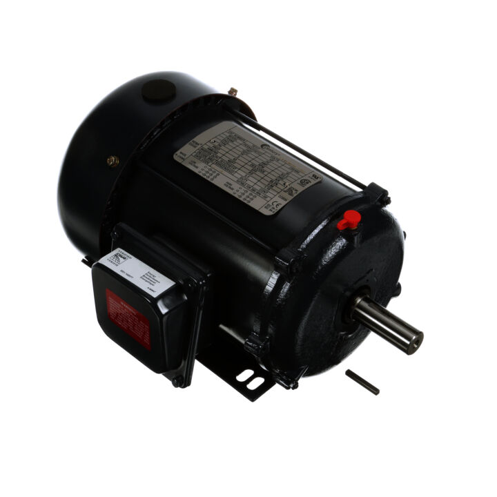 General Purpose Motor, 2 HP, 3 Ph, 60 Hz, 208-230/460 V, 3600 RPM, 145T Frame, TEFC