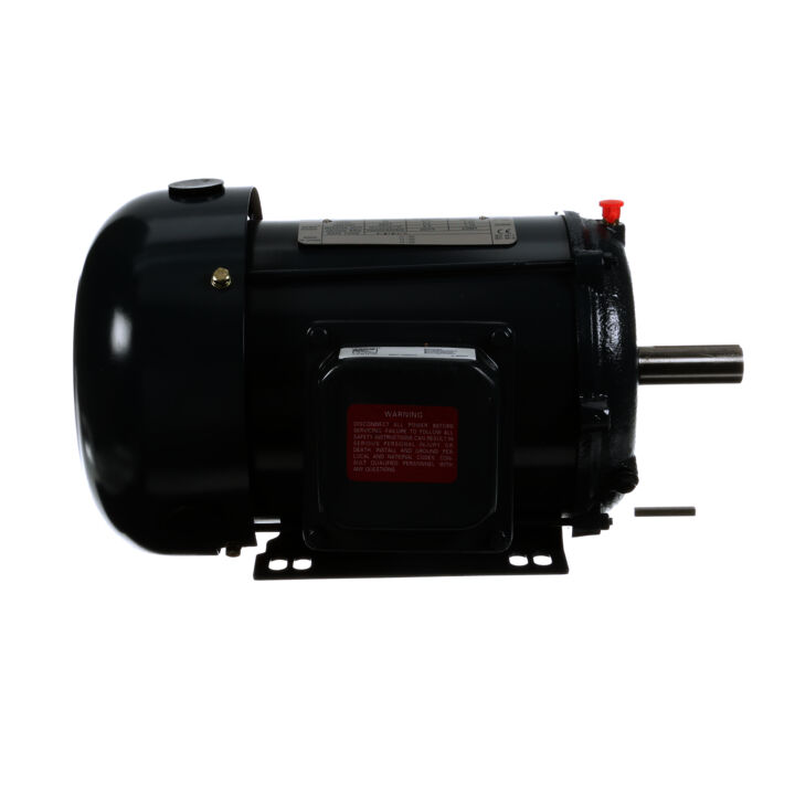 General Purpose Motor, 2 HP, 3 Ph, 60 Hz, 575 V, 1800 RPM, 145T Frame, TEFC