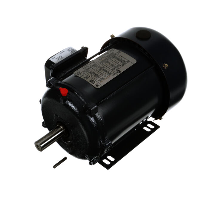 General Purpose Motor, 2 HP, 3 Ph, 60 Hz, 208-230/460 V, 3600 RPM, 145T Frame, TEFC