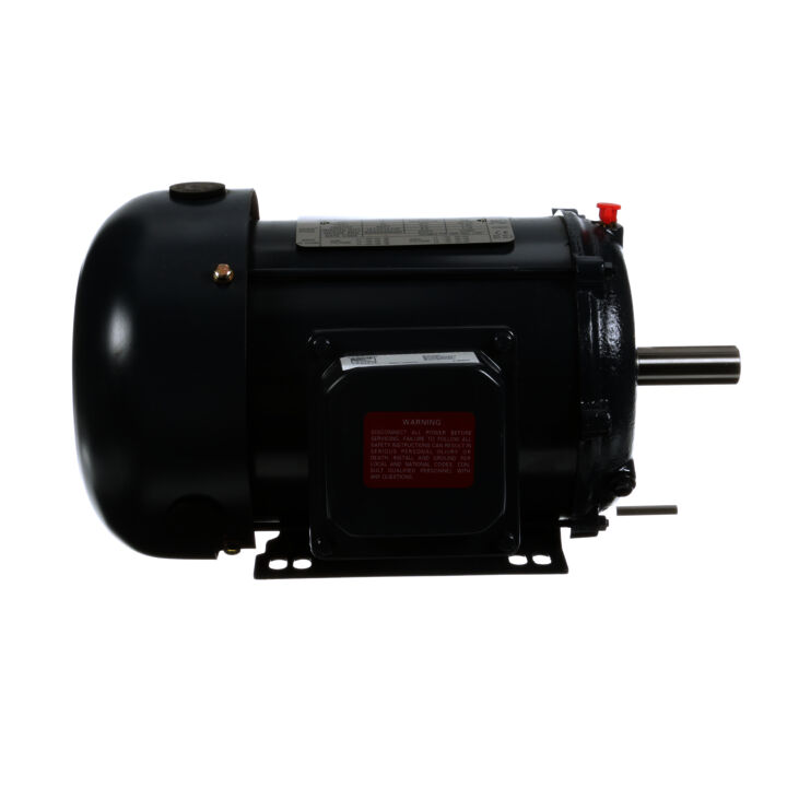 General Purpose Motor, 2 HP, 3 Ph, 60 Hz, 208-230/460 V, 3600 RPM, 145T Frame, TEFC