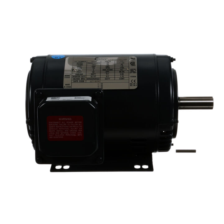 General Purpose Motor, 1.5 HP, 3 Ph, 60 Hz, 575 V, 1800 RPM, 145T Frame, ODP