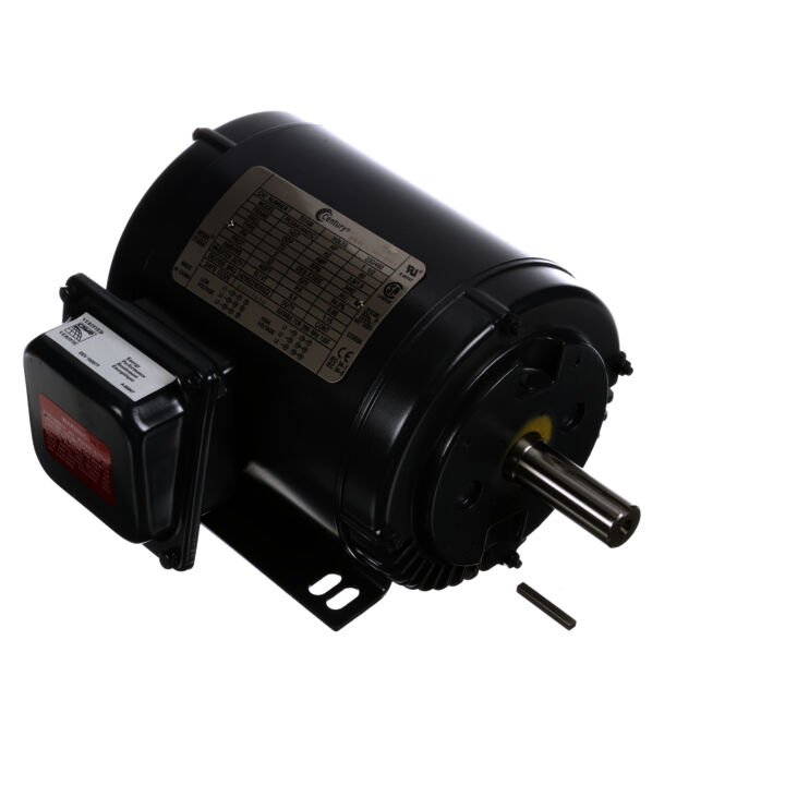General Purpose Motor, 1.5 HP, 3 Ph, 60 Hz, 208-230/460 V, 3600 RPM, 143T Frame, ODP