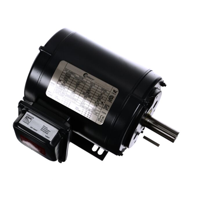 General Purpose Motor, 1.5 HP, 3 Ph, 60 Hz, 208-230/460 V, 3600 RPM, 143T Frame, ODP