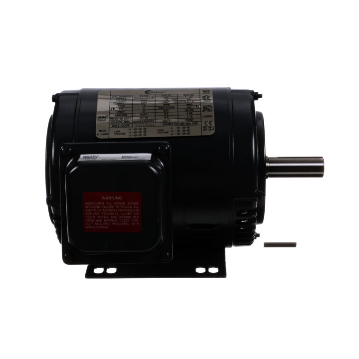 General Purpose Motor, 1.5 HP, 3 Ph, 60 Hz, 208-230/460 V, 3600 RPM, 143T Frame, ODP