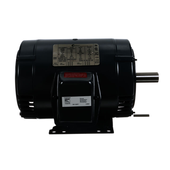 General Purpose Motor, 2 HP, 3 Ph, 60 Hz, 230/460 V, 1200 RPM, 184T Frame, ODP