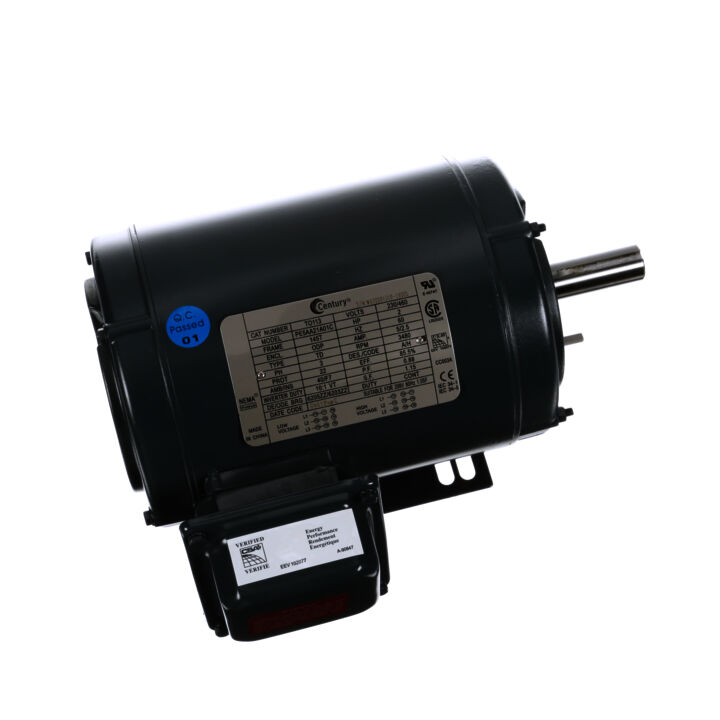 General Purpose Motor, 2 HP, 3 Ph, 60 Hz, 208-230/460 V, 3600 RPM, 145T Frame, ODP