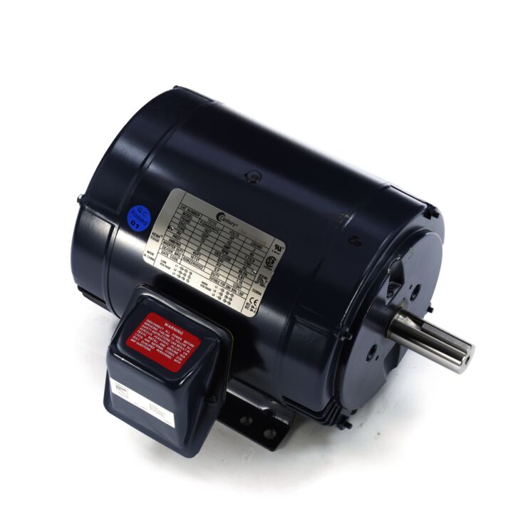 General Purpose Motor, 3 HP, 3 Ph, 60 Hz, 208-230/460 V, 1800 RPM, 182T Frame, DP