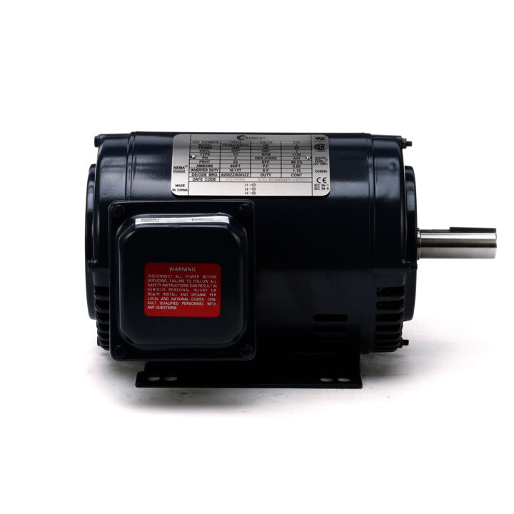 General Purpose Motor, 2 HP, 3 Ph, 60 Hz, 575 V, 1800 RPM, 145T Frame, ODP