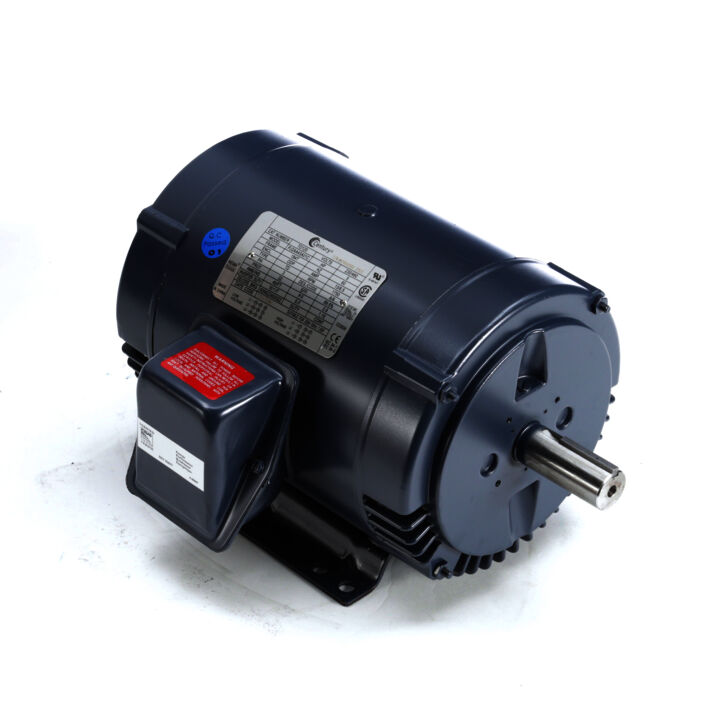 General Purpose Motor, 5 HP, 3 Ph, 60 Hz, 208-230/460 V, 1800 RPM, 184T Frame, ODP