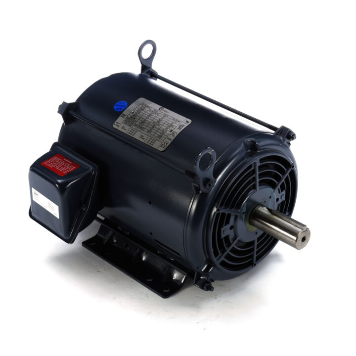 General Purpose Motor, 7.5 HP, 3 Ph, 60 Hz, 208-230/460 V, 1800 RPM, 213T Frame, DP