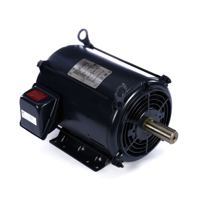 General Purpose Motor, 7.5 HP, 3 Ph, 60 Hz, 200 V, 1800 RPM, 213T Frame, DP
