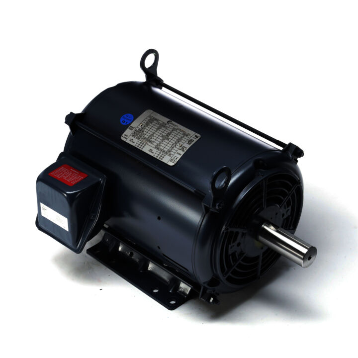 General Purpose Motor, 10 HP, 3 Ph, 60 Hz, 208-230/460 V, 1800 RPM, 215T Frame, DP