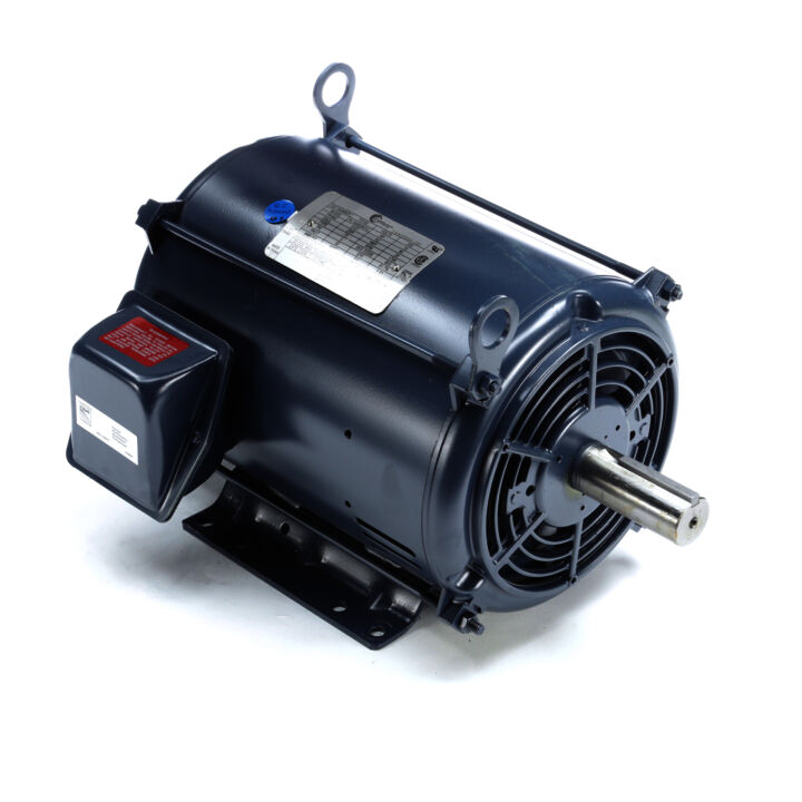 General Purpose Motor, 10 HP, 3 Ph, 60 Hz, 200 V, 1800 RPM, 215T Frame, DP