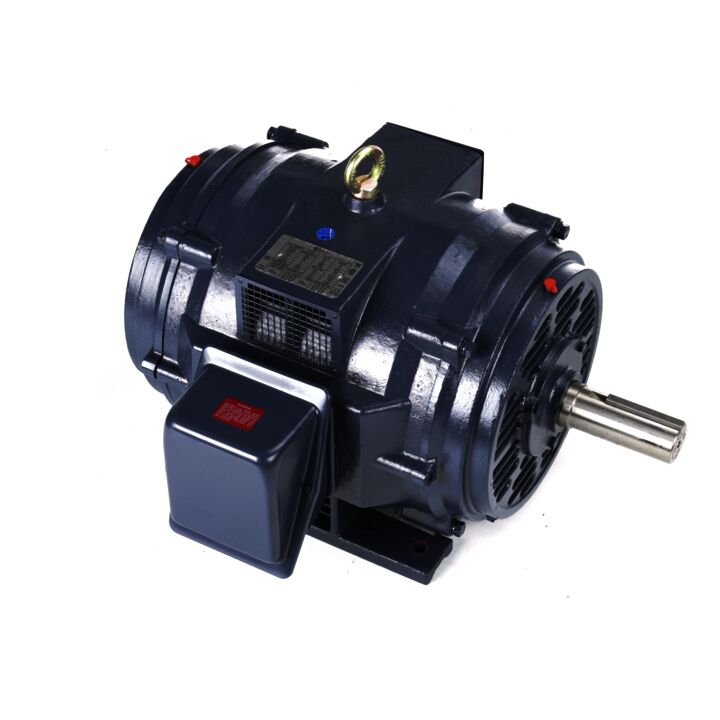 General Purpose Motor, 40 HP, 3 Ph, 60 Hz, 208-230/460 V, 1800 RPM, 324T Frame, DP