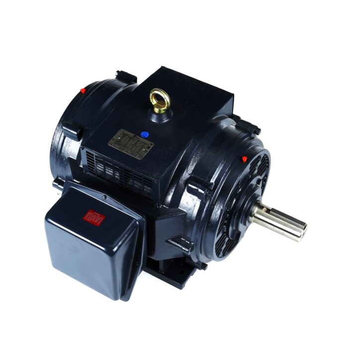 General Purpose Motor, 40 HP, 3 Ph, 60 Hz, 208-230/460 V, 1200 RPM, 364T Frame, DP