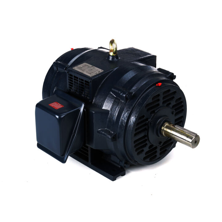 General Purpose Motor, 40 HP, 3 Ph, 60 Hz, 200 V, 1800 RPM, 324T Frame, DP
