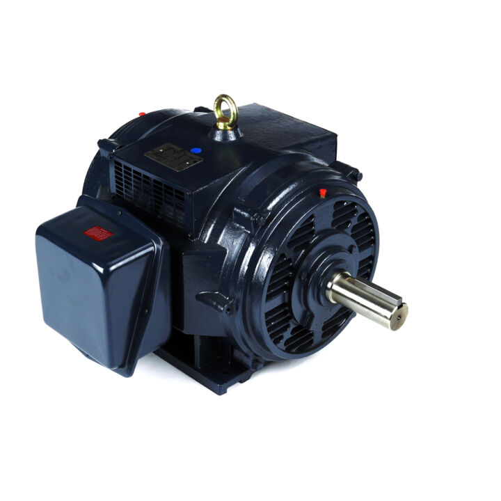 General Purpose Motor, 40 HP, 3 Ph, 60 Hz, 208-230/460 V, 1200 RPM, 364T Frame, DP