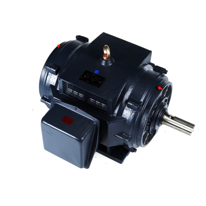 General Purpose Motor, 50 HP, 3 Ph, 60 Hz, 208-230/460 V, 1200 RPM, 365T Frame, DP
