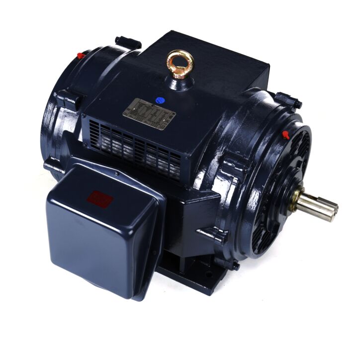 General Purpose Motor, 75 HP, 3 Ph, 60 Hz, 208-230/460 V, 1800 RPM, 365TS Frame, DP