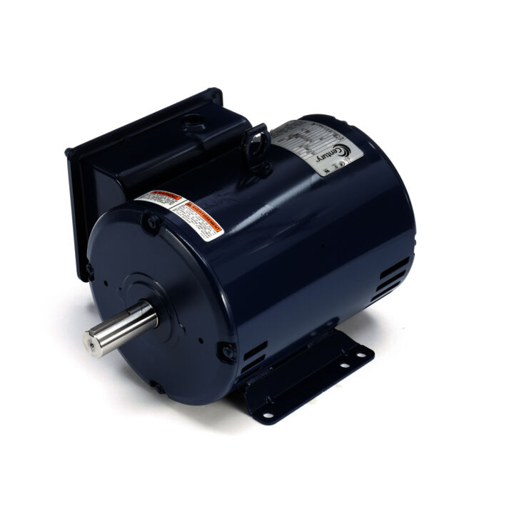 Air Compressor Motor, 3 HP, 1 Ph, 60 Hz, 115/230 V, 1800 RPM, 184T Frame, ODP