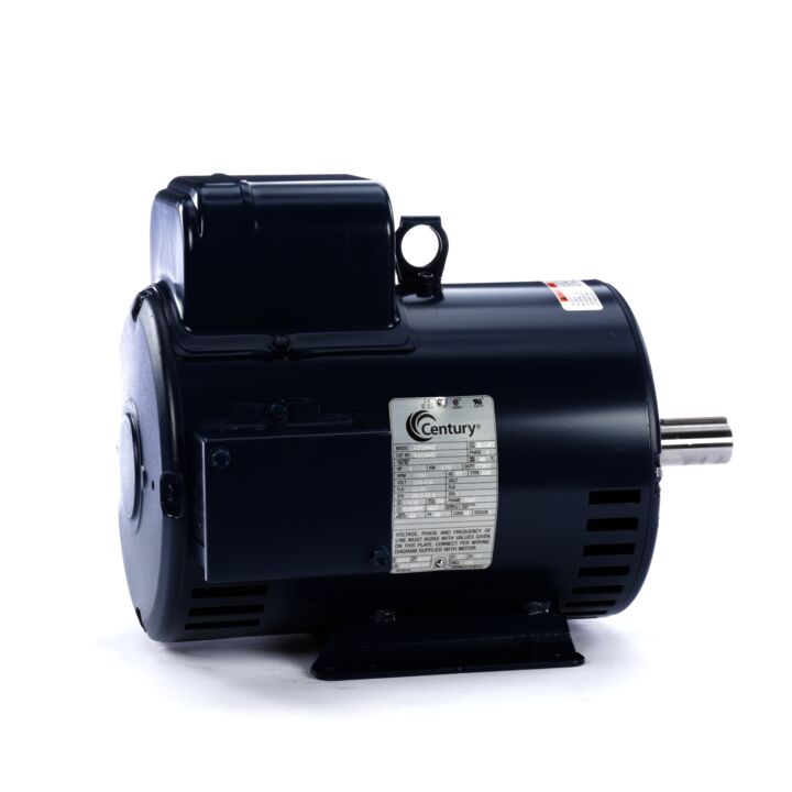 Air Compressor Motor, 5 HP, 1 Ph, 60 Hz, 208-230 V, 1800 RPM, 184T Frame, DP