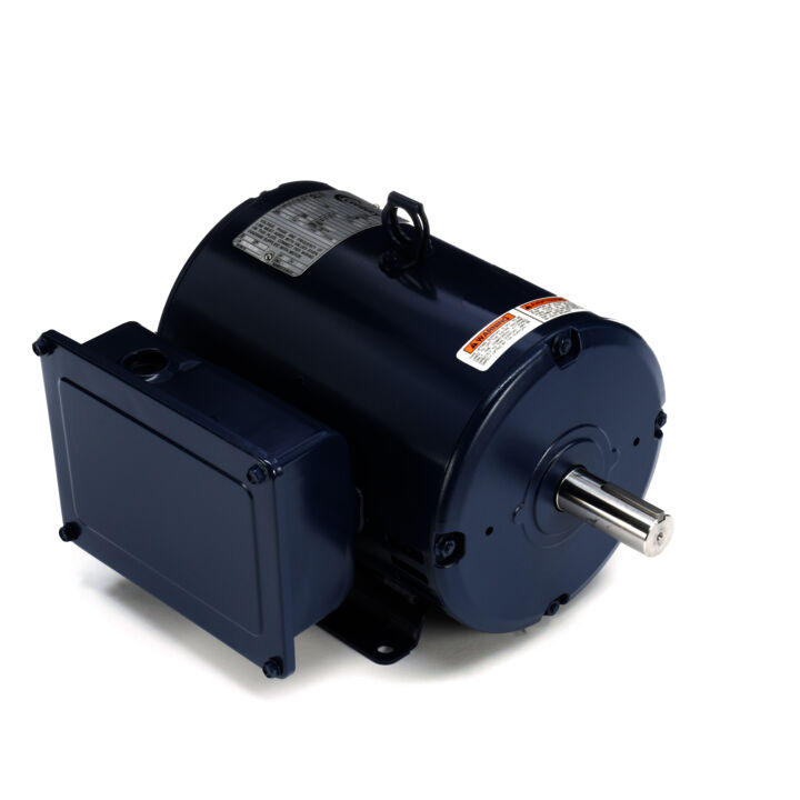 Air Compressor Motor, 3 HP, 1 Ph, 60 Hz, 115/230 V, 1800 RPM, 184T Frame, ODP