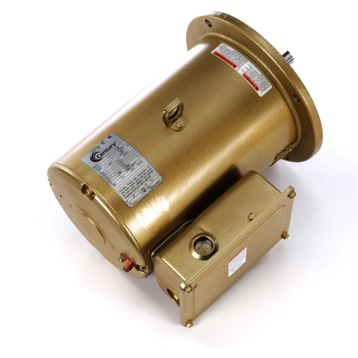 Pool Pump Motor, 5 HP, 1 Ph, 60 Hz, 230 V, 3600 RPM, 184TDZ Frame, ODP