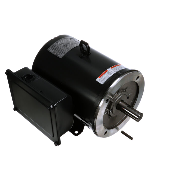 General Purpose Motor, 3 HP, 1 Ph, 60 Hz, 115/230 V, 3600 RPM, 184TC Frame, ODP
