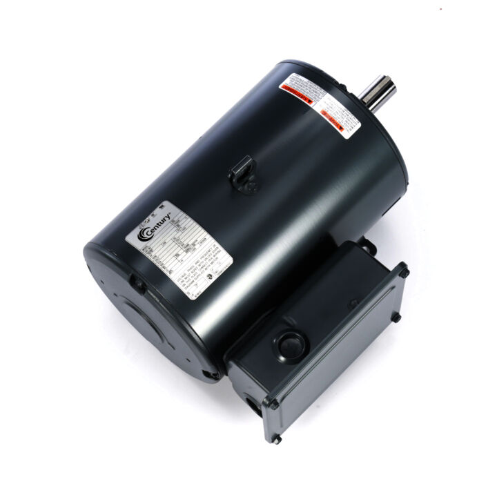 General Purpose Motor, 5 HP, 1 Ph, 60 Hz, 230 V, 3600 RPM, 184T Frame, ODP