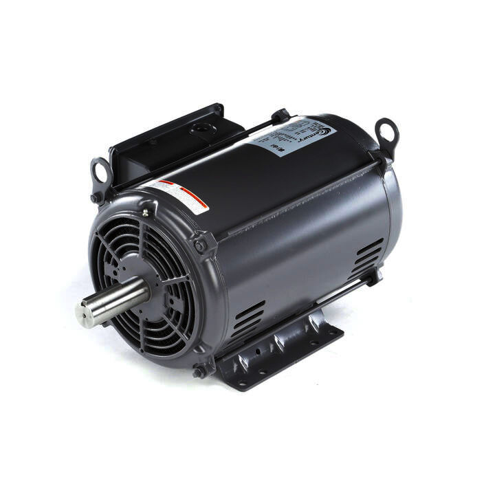 General Purpose Motor, 10 HP, 1 Ph, 60 Hz, 230/460 V, 1800 RPM, 215TZ Frame, ODP