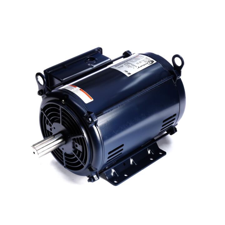General Purpose Motor, 5 HP, 1 Ph, 60 Hz, 230/460 V, 1800 RPM, 213T Frame, DP