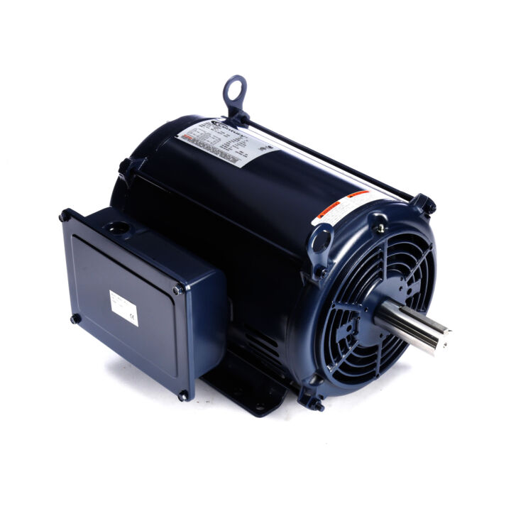 General Purpose Motor, 5 HP, 1 Ph, 60 Hz, 230/460 V, 1800 RPM, 213T Frame, DP