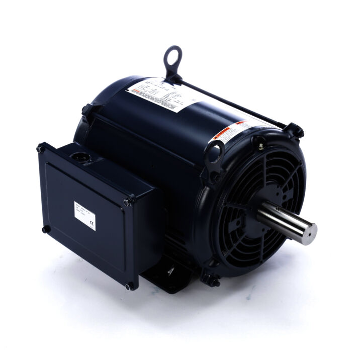 General Purpose Motor, 10 HP, 1 Ph, 60 Hz, 230 V, 3600 RPM, 215T Frame, ODP