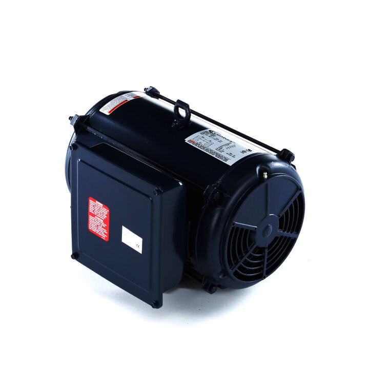 General Purpose Farm Duty Motor, 5.5 HP, 1 Ph, 60 Hz, 230 V, 1200 RPM, 215T Frame, DP