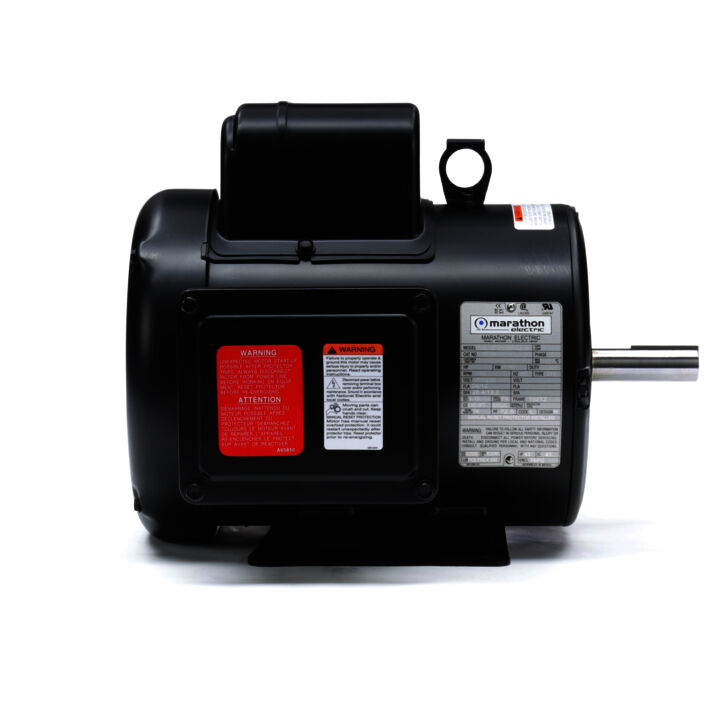 General Purpose Farm Duty Motor, 2 HP, 1 Ph, 60 Hz, 115/230 V, 1800 RPM, 182TZ Frame, TEFC