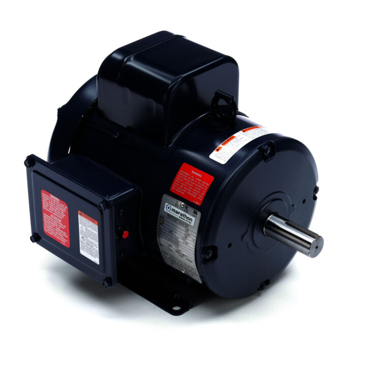 General Purpose Farm Duty Motor, 2 HP, 1 Ph, 60 Hz, 115/230 V, 1800 RPM, 182T Frame, TEFC