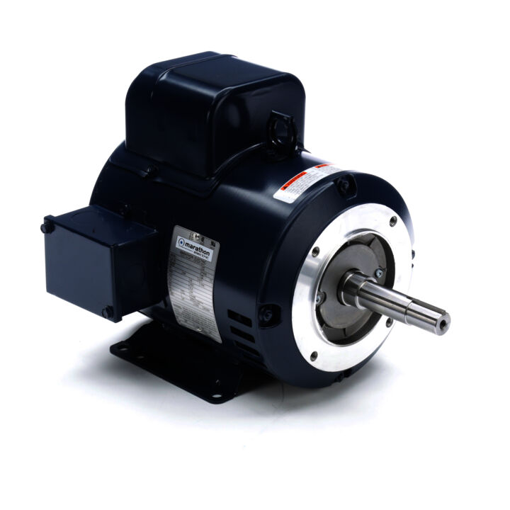 Close-Coupled Pump Motor, 3 HP, 1 Ph, 60 Hz, 115/230 V, 3600 RPM, 182JM Frame, DP